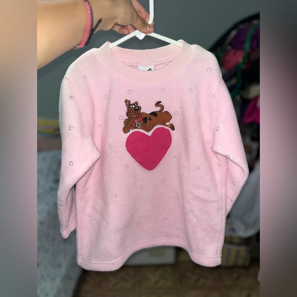 Girls Y2K Scooby Doo Warner Bros Studio Store Crew sweater - Picture 1 of 5